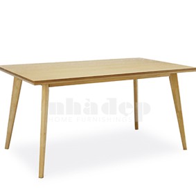 Bộ bàn ăn gỗ Bruno (1 bàn + 6 ghế)