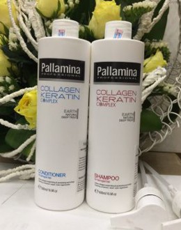 DẦU GỘI XẢ PALLAMINA COLLAGEN KERATIN COMPLEX 500ML