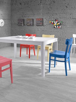 Bộ bàn ăn Acro ( 1 bàn + 6 ghế )