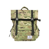 GREEN CAMO FOLD BACKPACK