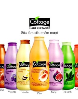 SỮA TẮM COTTAGE SHOWER GEL & BATH MILK