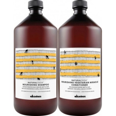  GỘI XẢ TẠO ĐỘ ẨM CHO TÓC KHÔ VÀ CHẺ NGỌN DAVINES 1000ML 