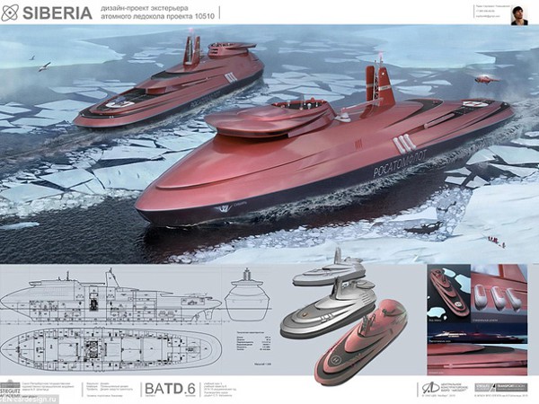 Nga triển khai tàu hạt nhân phá băng đến Bắc cực, nhìn như bước ra từ Star Wars