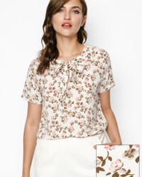 Áo Kiểu Phối Nơ