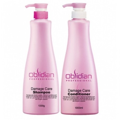  GỘI XẢ TÁI TẠO TÓC HƯ TỔN DAMAGE CARE OBSIDIAN 1500ML 