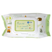 ក្រដាសជូតសើមធម្មជាតិ 100 សន្លឹក