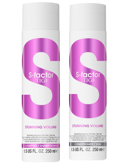 DẦU GỘI XẢ TẠO PHỒNG CHO TÓC S.FACTOR TIGI 250ML 