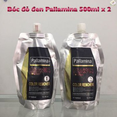 BÓC MÀU ĐỎ ĐEN OXY HÓA PALLAMINA COLOR 500ML