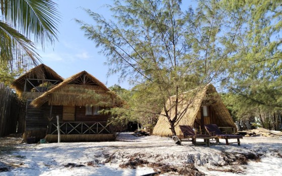 GreenBlue Beach Hostel នៅកោះរ៉ុង