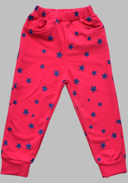 Quần Dài In Ngôi Sao Hồng Sen