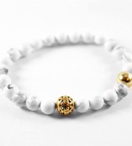 Vòng Tay Đá Núi Lửa Trắng