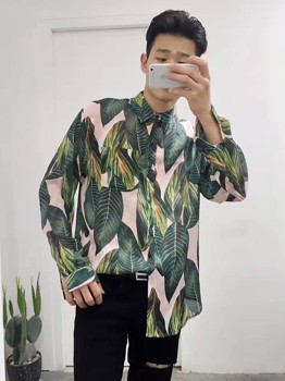 Áo sơ mi hoạ tiết