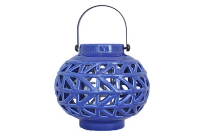 Bình Hurricane round blue