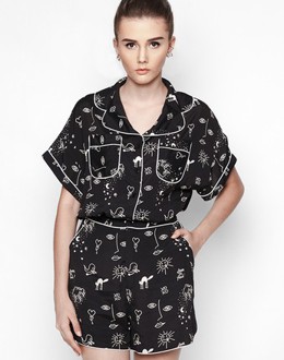  Quần Shorts Mặc Kèm Áo Sơ Mi Pijama