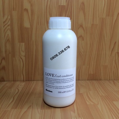  DẦU XẢ DAVINES LOVE CURL TẠO PHỒNG TÓC XOĂN 1000ML