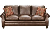 Classic Traditional Brown Sofa - Shiloh