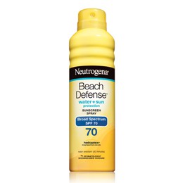BEACH DEFENSE SPRAY BROAD SPECTRUM SPF 70 SUNSCREEN – NEUTROGENA