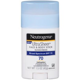 ULTRA SHEER FACE & BODY STICK SUNSCREEN SPF70 – NEUTROGENA