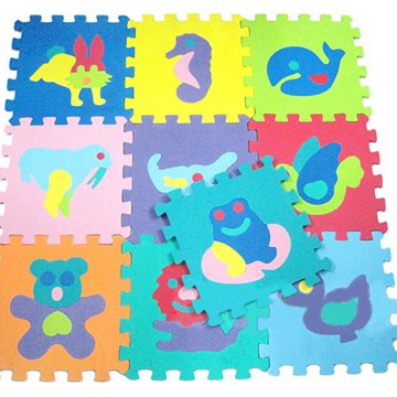 Thảm xốp hình thú 30x30cm, 10 miếng