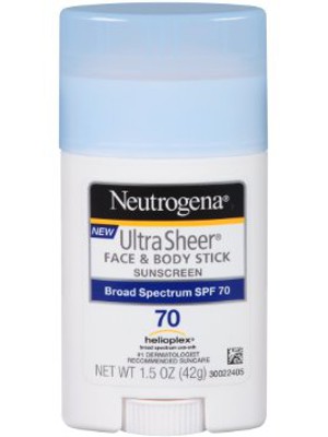ULTRA SHEER FACE & BODY STICK SUNSCREEN SPF70 – NEUTROGENA