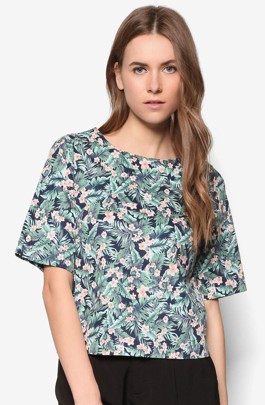 Áo Kiểu Kimono In Họa Tiết