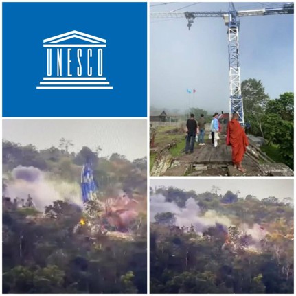 អង្គការ UNESCO អំពាវនាវឱ្យមានការការពារជាបន្ទាន់នូវបេតិកភណ្ឌវប្បធម៌ ខណៈដែលថៃបានផ្លោងដាក់ប្រាសាទព្រះវិហារជាថ្មី