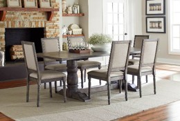 Muses Dove Gray 5-Piece Dining Set