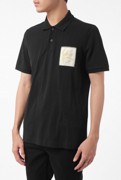 Fitted Polo Shirt With Patch