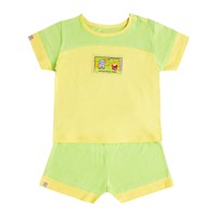 Bộ đồ cài vai phối tay ngắn Vườn Xuân