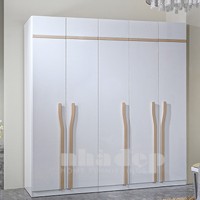 Tủ áo người lớn 5 cánh mẫu mới | Royal 