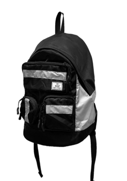  BLACK REFLECTIVE BACKPACK / BALO PHẢN QUANG