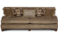 Mink Brown Contemporary Traditional Sofa - Prodigy