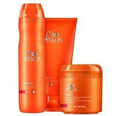 DẦU GỘI XẢ HẤP WELLA ENRICH CHO TÓC KHÔ XƠ HƯ TỔN 