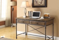 Rustic Hylas Medium Brown Wood Desk - Corbin
