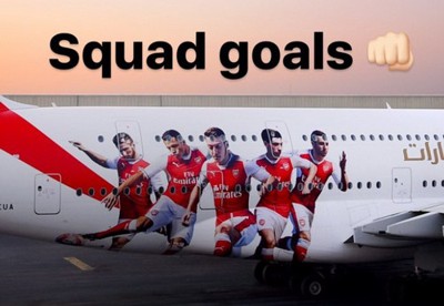 Arsenal nhận tài trợ máy bay Airbus nửa tỉ đô