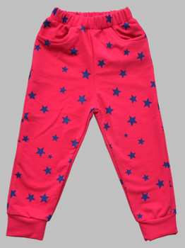 Quần Dài In Ngôi Sao Hồng Sen