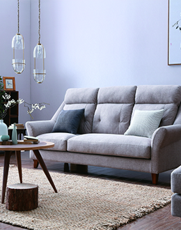 Sofa Flex 6070-52A, 3 chỗ kèm đôn 