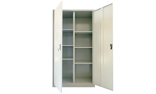TWO OPEN SWING DOOR WITH PARTITIONED CABINET