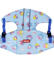 Đai xe máy có đỡ cổ Royal, Xanh