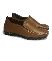 Giày Tăng Chiều Cao Nam Da Thật Cao 5cm, S65 Nâu