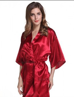 Áo choàng ngủ phi form dài màu đỏ đô, đen, trắng