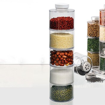 Bộ đựng gia vị 5 tầng