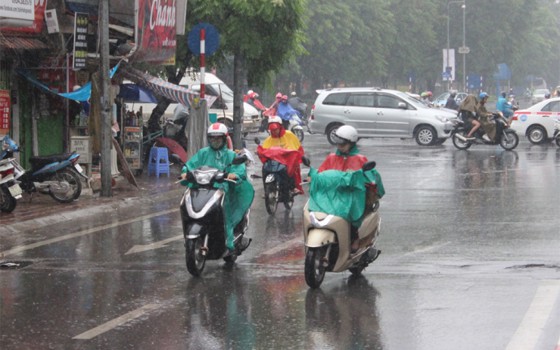 Dự báo thời tiết 7 ngày tới: Bắc Bộ xảy ra mưa diện rộng