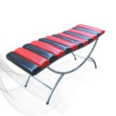 GIƯỜNG GỘI KHÚC KHÔNG TAY ĐỎ ĐEN GT1