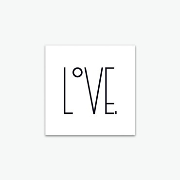 Tranh Canvas Chữ Love