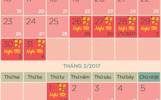 Học sinh Hà Nội nghỉ Tết 8 ngày