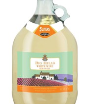 Big Hills Semi Sweet White Wine 5L