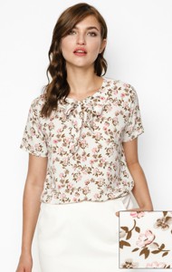 Áo Kiểu Phối Nơ