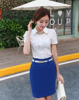 C415 Chân váy công sở hè thu