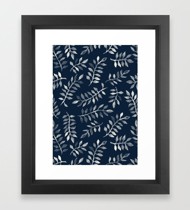 Khung Tranh Lá Phượng Trắng